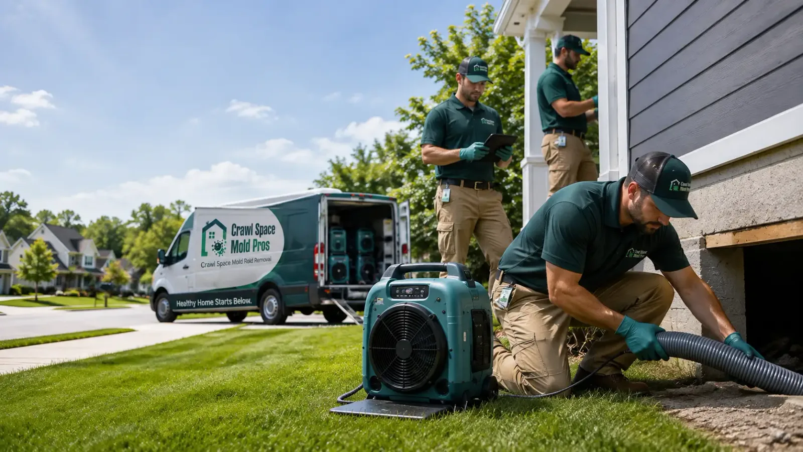 Crawl Space Mold Removal in Angwin, CA